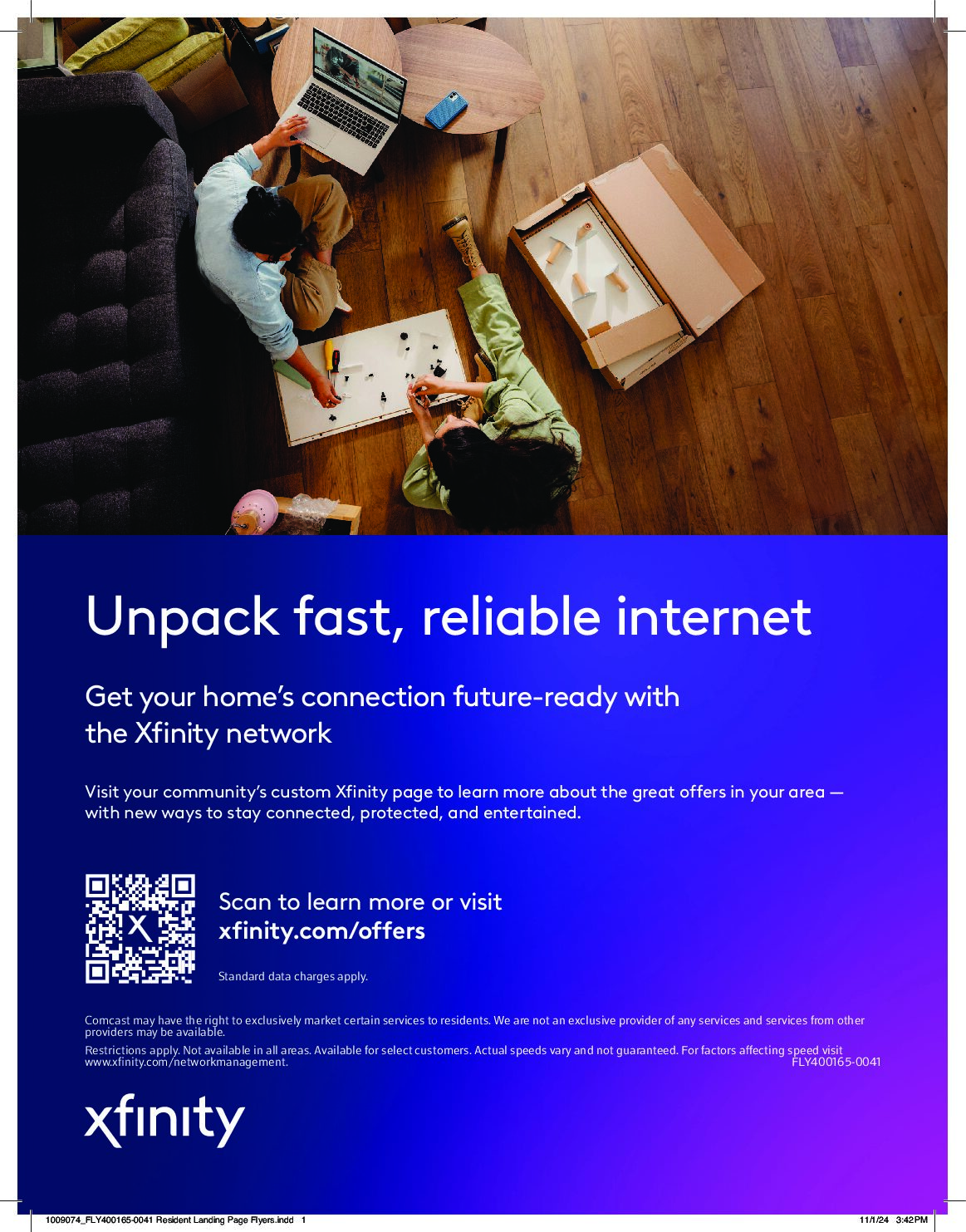 Resident Landing Page Flyers