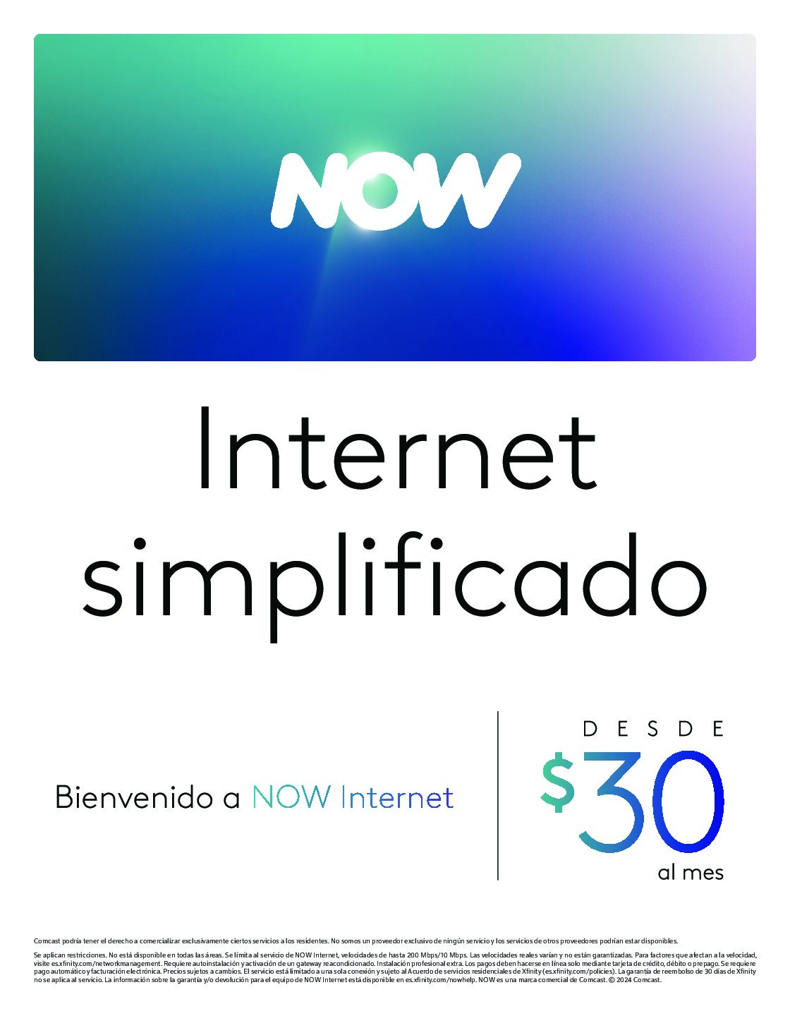 NOW Internet Flyer