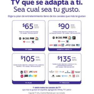 National TV Sales Collateral Spanish Flyers