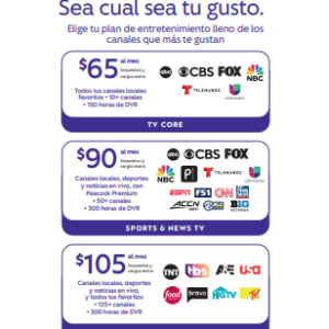 National TV Sales Collateral Spanish Doorhangers