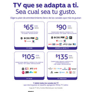 National TV Sales Collateral Spanish Flyers