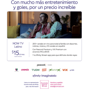 NOW TV Latino Flyer