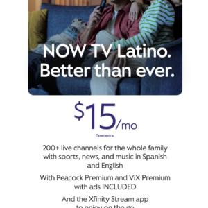 NOW TV Latino Doorhanger